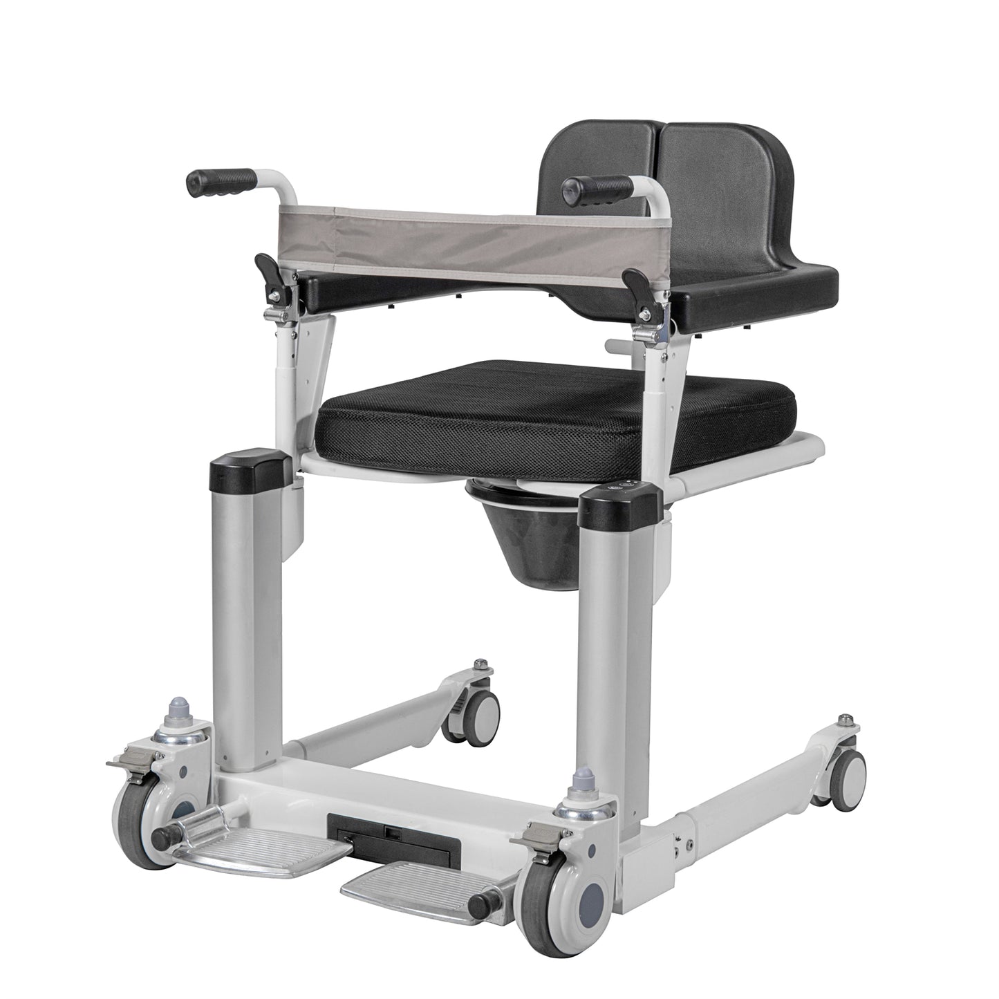Transfer wheelchair with Electric Adjustable Height - Mobility