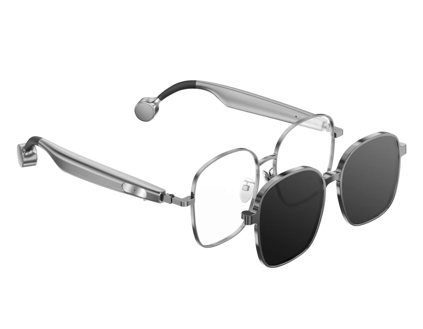 HAG-102 Smart Bone Conduction Hearing Glasses | Medical-Grade Hearing Aid, Invisible Design, Open-Ear Safety